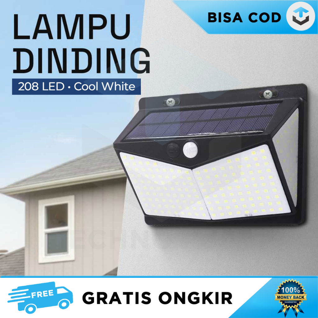 HIASAN DINDING RUMAH LAMPU LED KAMAR TIDUR TERAS DEPAN PINTU AESTHETIC PLASTIK ALUMINIUM WATERPROOF 