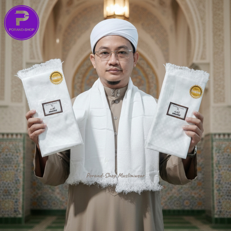 Sorban Putih Arafat | Sorban Bagus | Sorban Murah