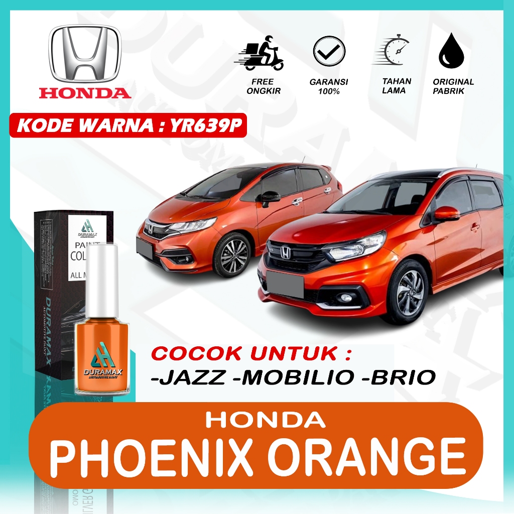 CAT OLES MOBIL HONDA PHOENIX ORANGE YR639P JAZZ MOBILIO BRIO