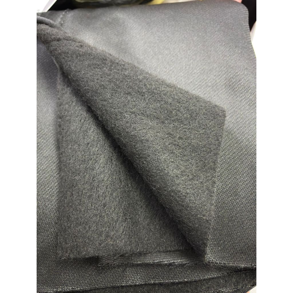 Kain Lotto Garuk Warna Hitam Gramasi 300