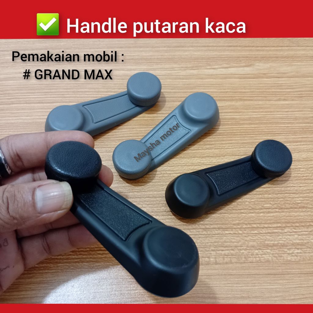 Handle/handel putaran kaca mobil GRAND MAX harga satuan 1pcs.