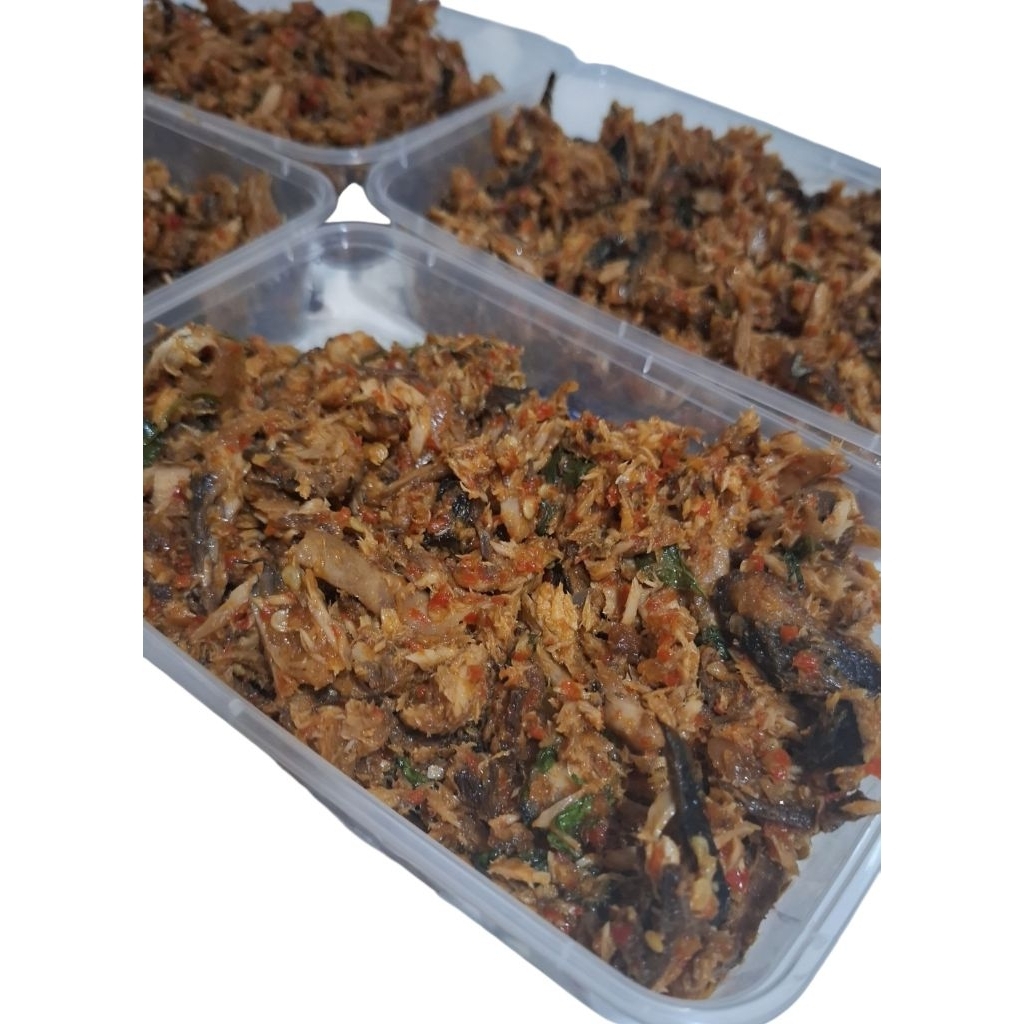 tongkol suwir kemangi 250gr/ non msg/frozen food/ lauk makan