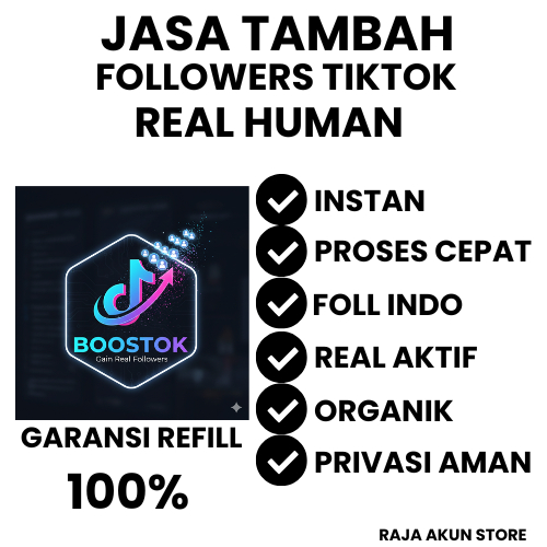 JASA TAMBAH FOLLOWERS TIKTOK 100 - 600 FOLLOWERS REAL, ORGANIK, AMAN