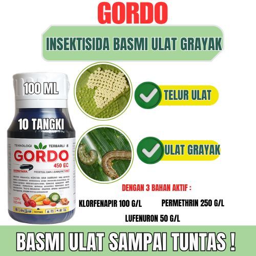 Gordo Insektisida Pestisida Obat Ulat Grayak Ulat Tanah Lalat Buah Kutu Kebul Tuangau Kumbang dengan