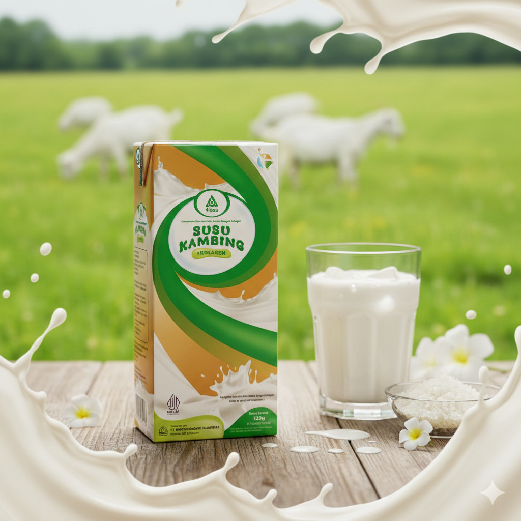 4lexa Susu Kambing + Kolagen 125g | Susu Bubuk | Minuman Sehat