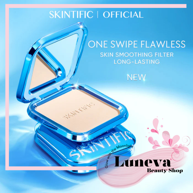 SKINTIFIC Ultra Cover Powder Foundation – Bedak Padat