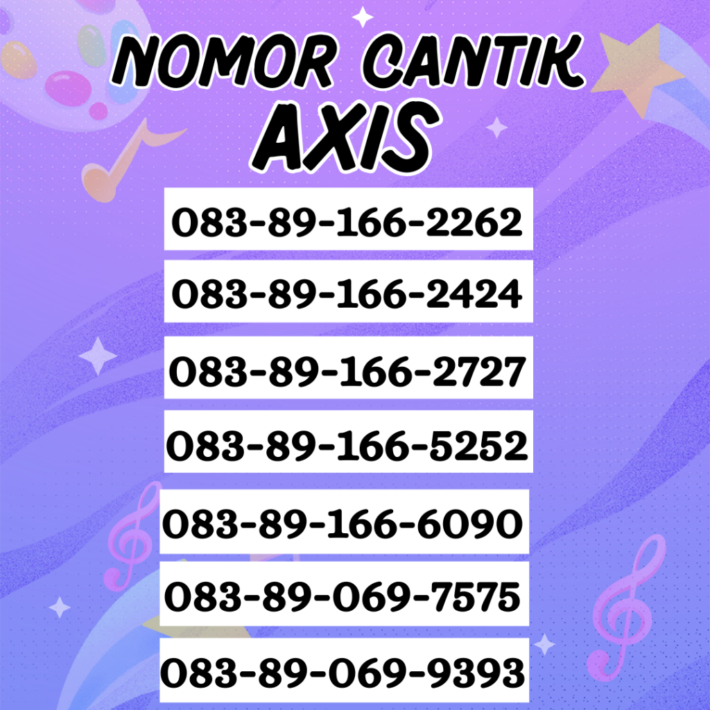 PROMO Kartu Perdana Axis Nomor Cantik Axis Urut Spesial Terlaris (A24) - Nomor Cantik Murah - Nomor 