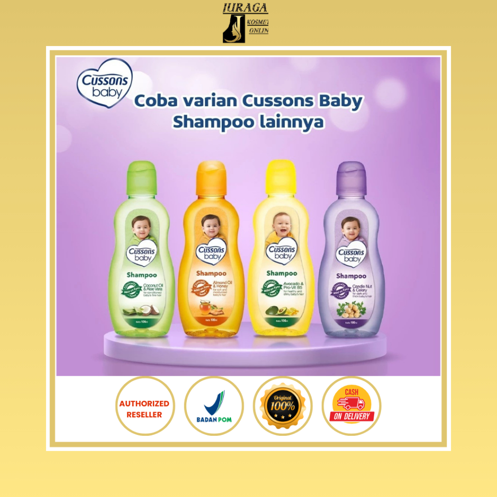 CUSSONS Baby Shampoo 50ml+50ml - Shampoo Bayi