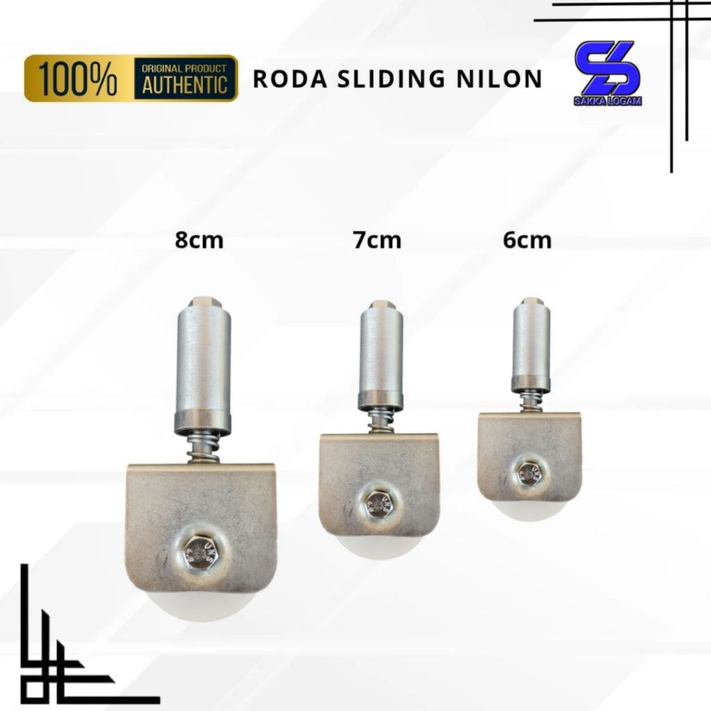 Roda Sleding Pagar Nylon Roda Nylon Roda Pagar Rel Tikung