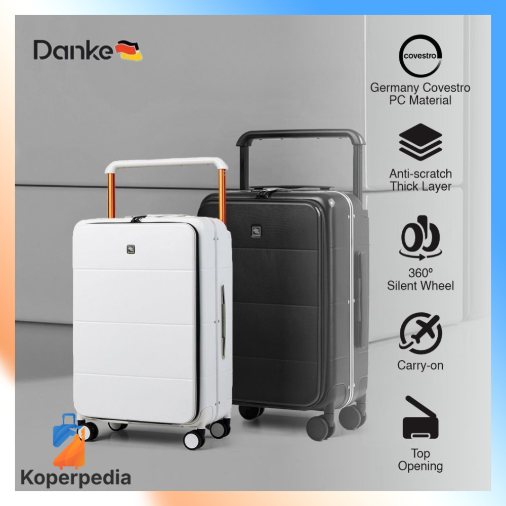 Danke Horizon Top Load H9876 - Koper Kabin Buka Atas TSA Lock Anti Maling Anti Gores Baret Pecah Tah