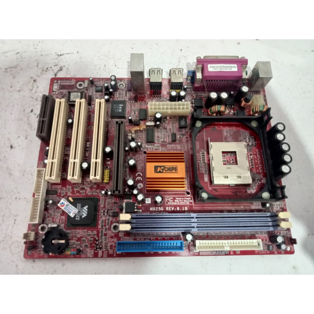 MOTHERBOARD MAINBOARD PC CHIPS 9.1B M925G PGA478B - ercomp1