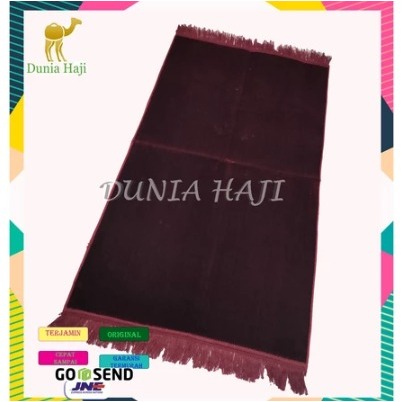 Sajadah Bulu POLOS WARNA Tebal Ukuran Besar 70 x 110 cm TANPA MOTIF Turki  Oleh Oleh Haji dan Umroh