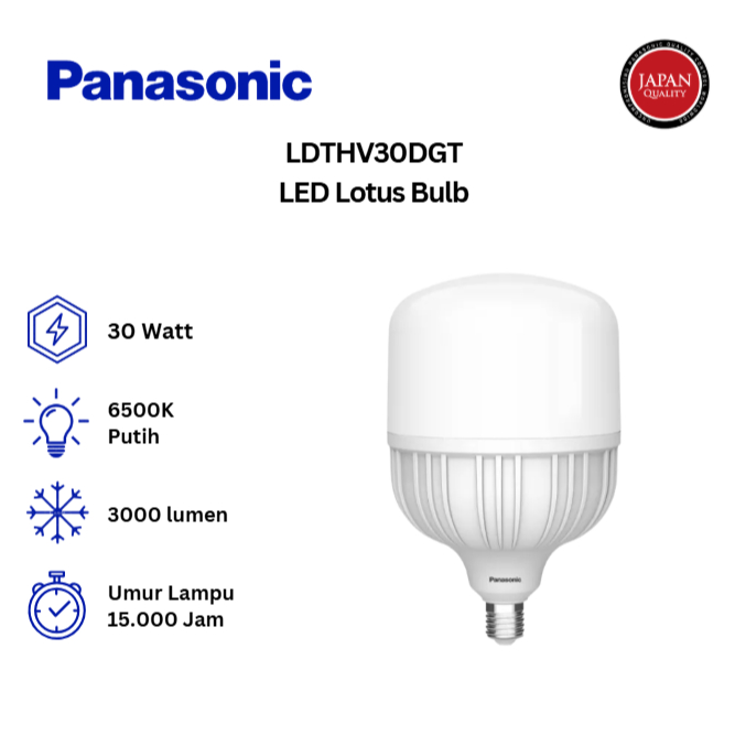 Panasonic Lampu LED Lotus High Power Light Bulb 30 Watt - LDTHV30DGT