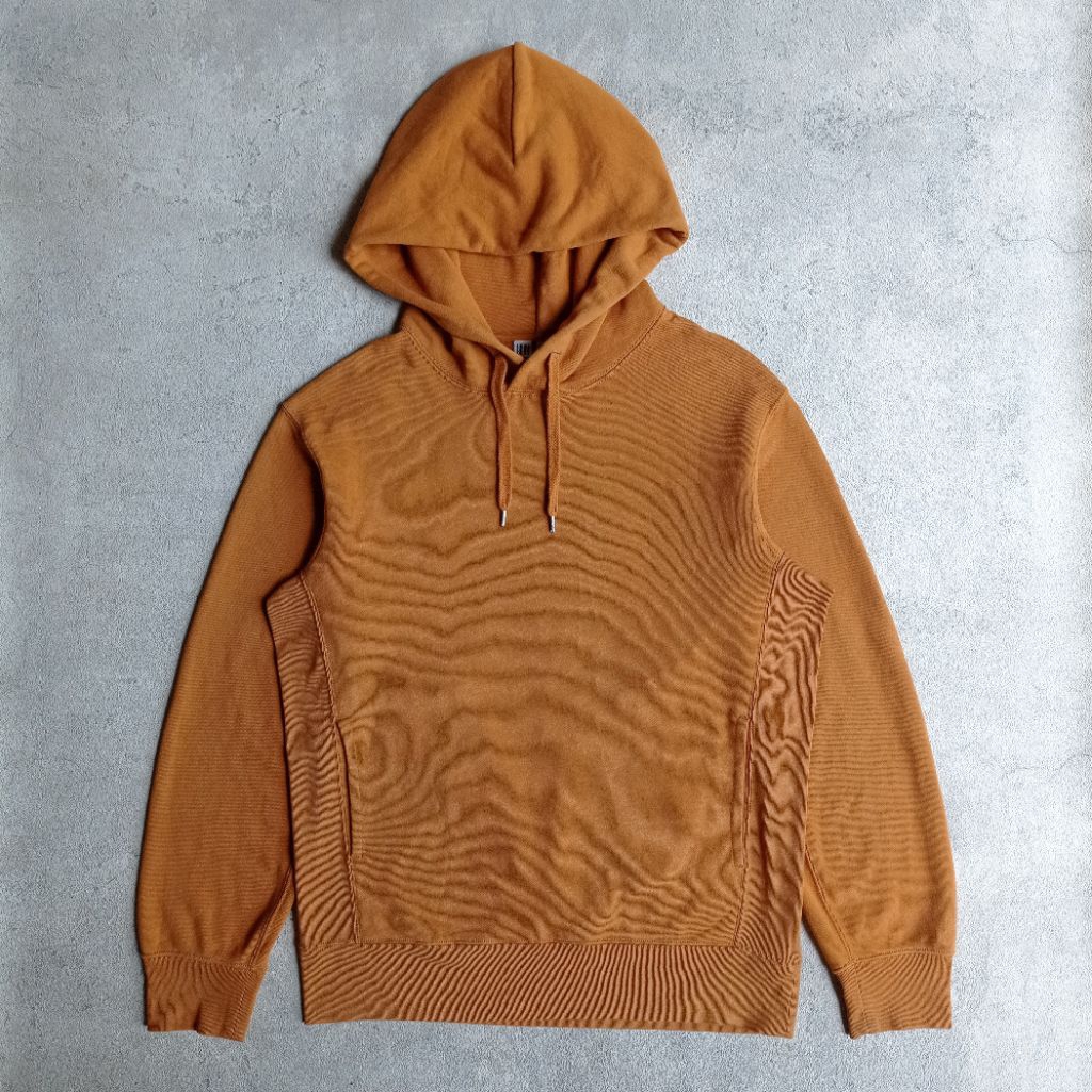 Hoodie Uniqlo UUU Reverseweave Mustrard