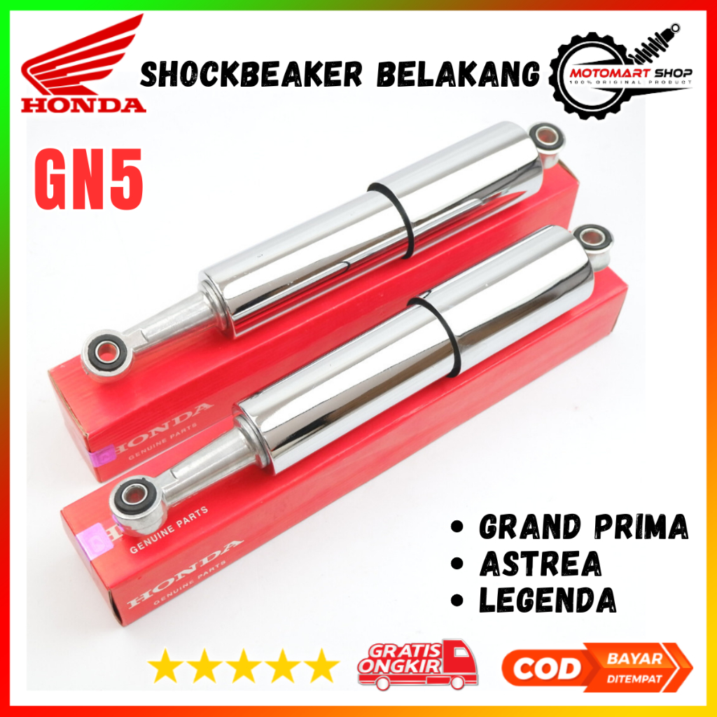 Shock Belakang Grand Astrea Legenda Ori / Skok Belakang Grand 1 Set Kanan Kiri - GN5