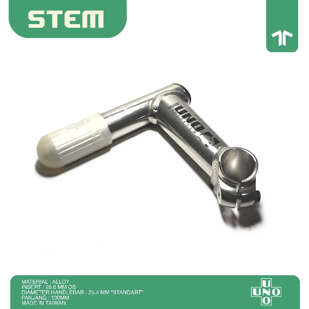 Stem  Insert 28,6m Alloy Kalloy UNO Taiwan