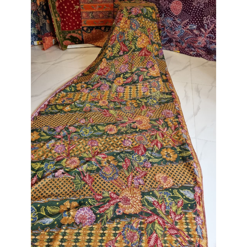 Batik Tulis 3 Negeri tjoa siang gwan legendaris Lawasan Kondisi Bagus Warna 90% Sesuai Foto Mulus Si