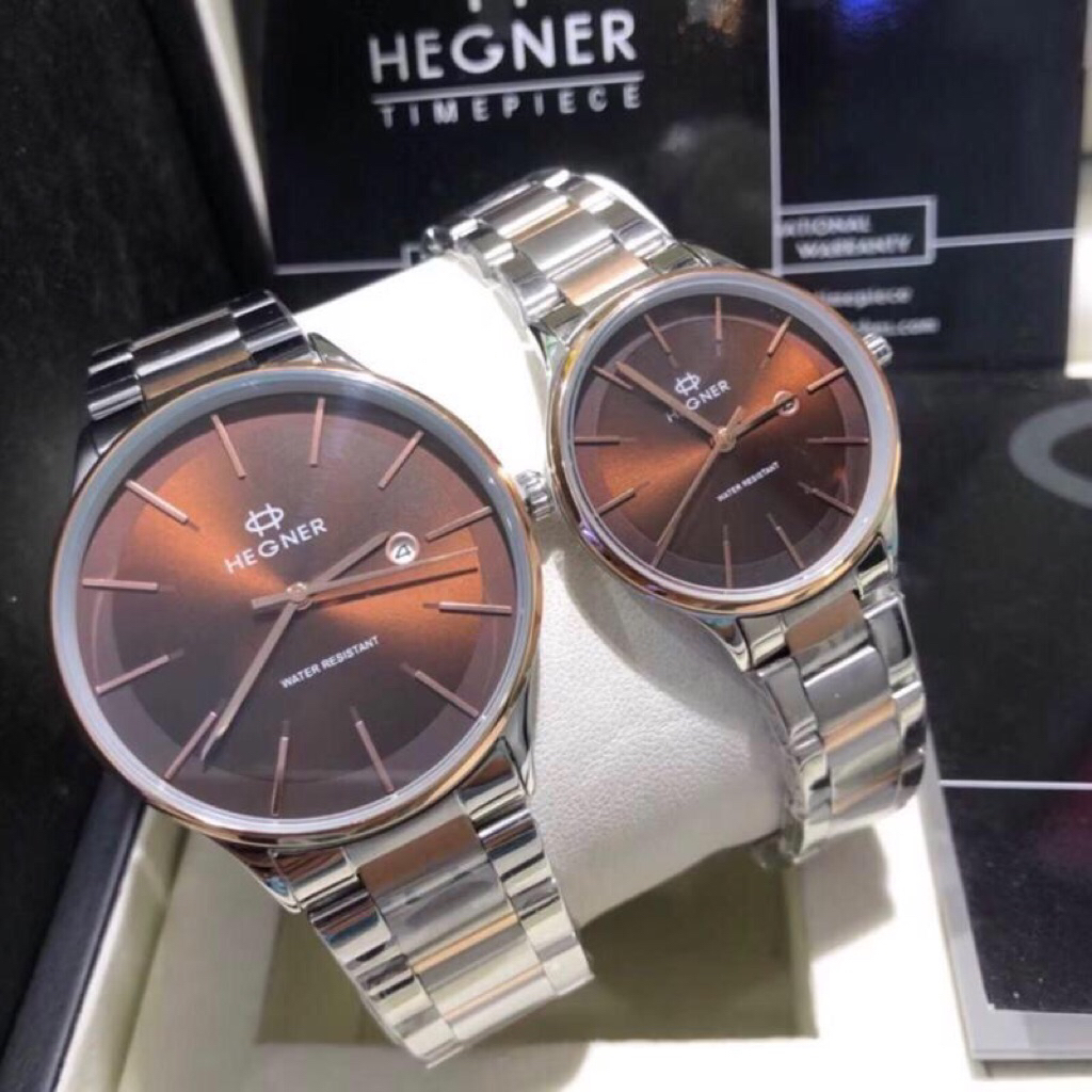 JAM TANGAN COUPLE HEGNER 5069G - 5069L / HEGNER 5069 RANTAI [ORIGINAL]