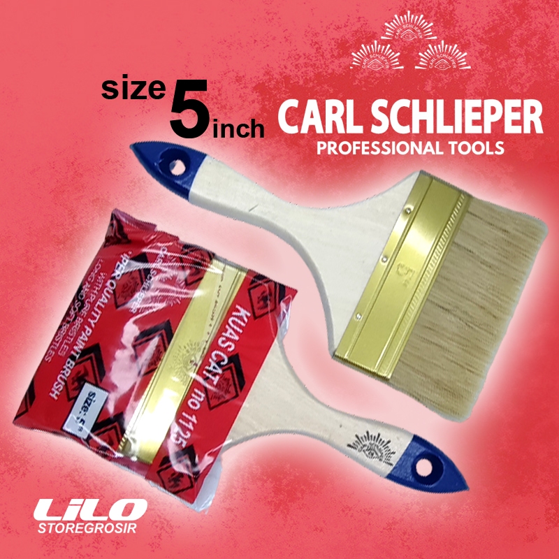 Kuas 5” Cat Gagang Kayu 5 inch L12