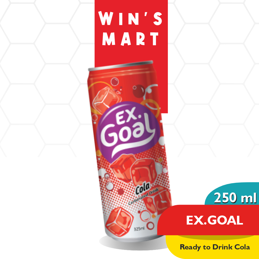 Ex.Goal Minuman Kaleng Soda Cola 1 Dus 20 Botol