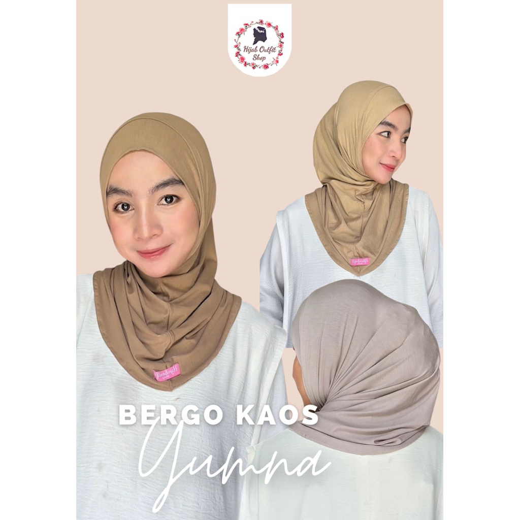 Bergo Yumna / Bergo bahan kaos rayon