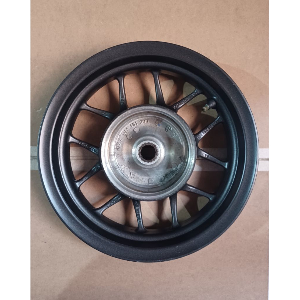 Velg Velek Trombol Belakang Ring 12 HONDA STYLO 160 CBS ORIGINAL