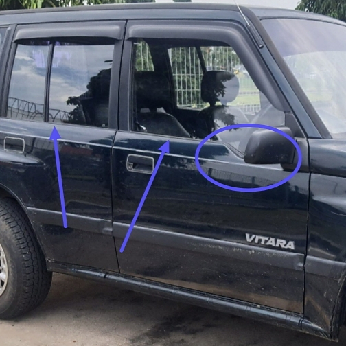 Pelipit Pintu Kaca Naik Turun Mobil Suzuki Vitara Escudo Sidekick Jlx