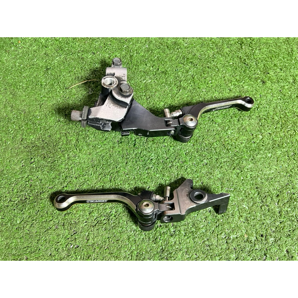 HOLDER DUDUKAN HANDEL KABEL KOPLING ORI KLX150 CRF 150L