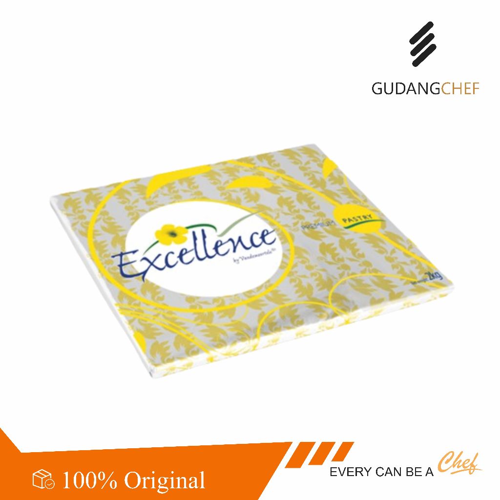 Excellence Butter Margarine Sheet Croissant 2KG | Solusi Praktis untuk Croissant Berlapis Sempurna