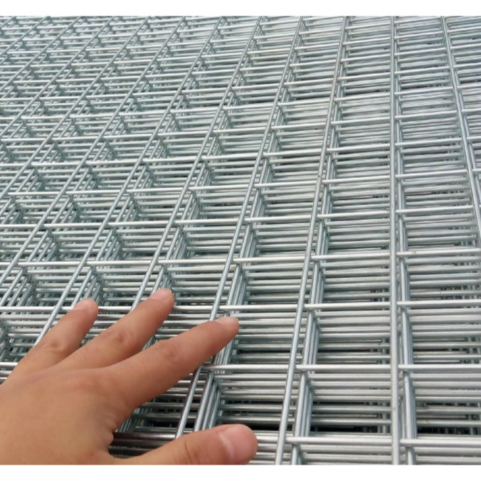 kawat ram galvanis lembaran lubangan 10x10 cm tebal 3 mm dan 4 mm