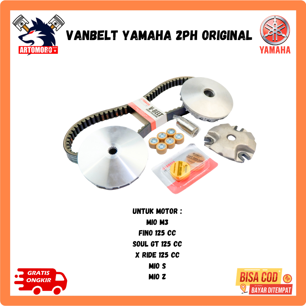Ori Vanbelt Mio M3 - Vanbelt Soul GT 125 - Fino 125 Fi 2PH original