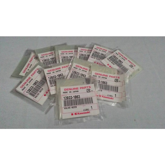 (L18) VALVE LIDAH DAUN MEMBRAN RACING KX 125 NINJA 150 R RL M C SS RR OLD NEW ZX CBU ORI KAWASAKI JA