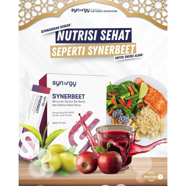 Synergy SYNERBEET Beetroot Powder untuk Fokus