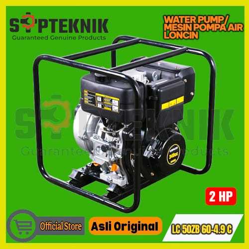 MESIN POMPA AIR IRIGASI DIESEL LC 50ZB60-4.9C LONCIN 2in