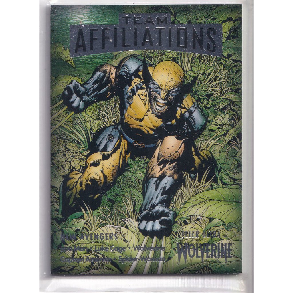 2023 Fleer Ultra Wolverine Team Affiliations #TA-5 New Avengers