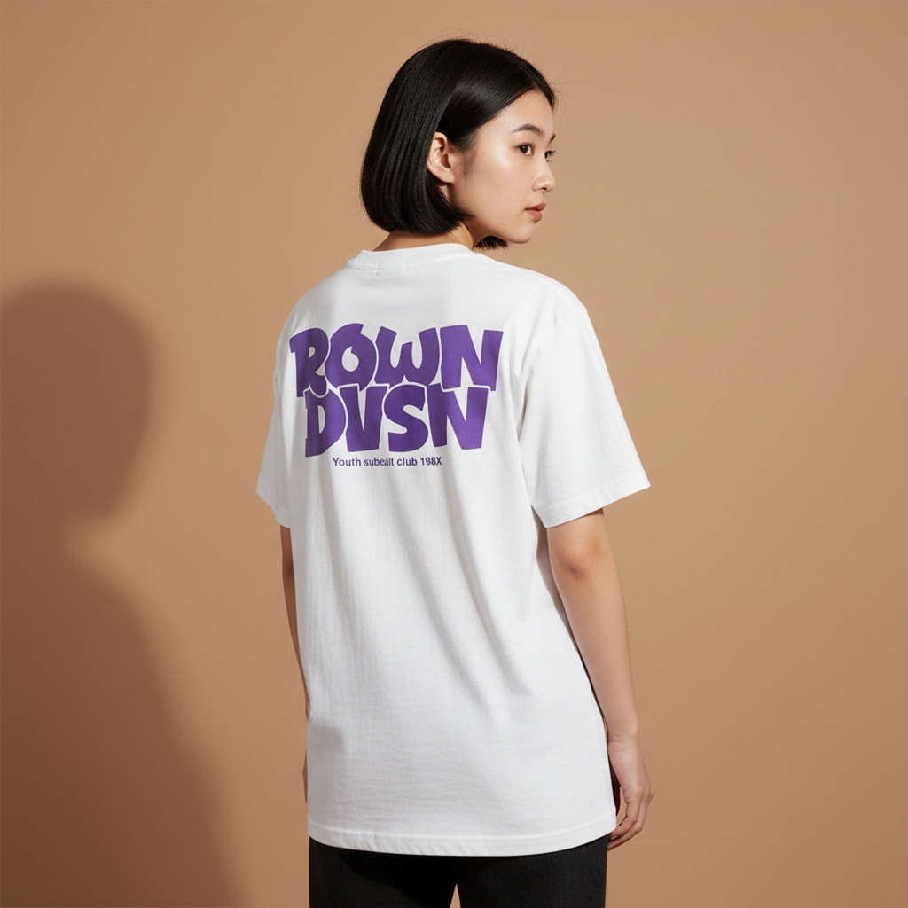 [COD] [12.12] Rown Division Kaos Pendek || Disploid White T-Shirt Original Tee