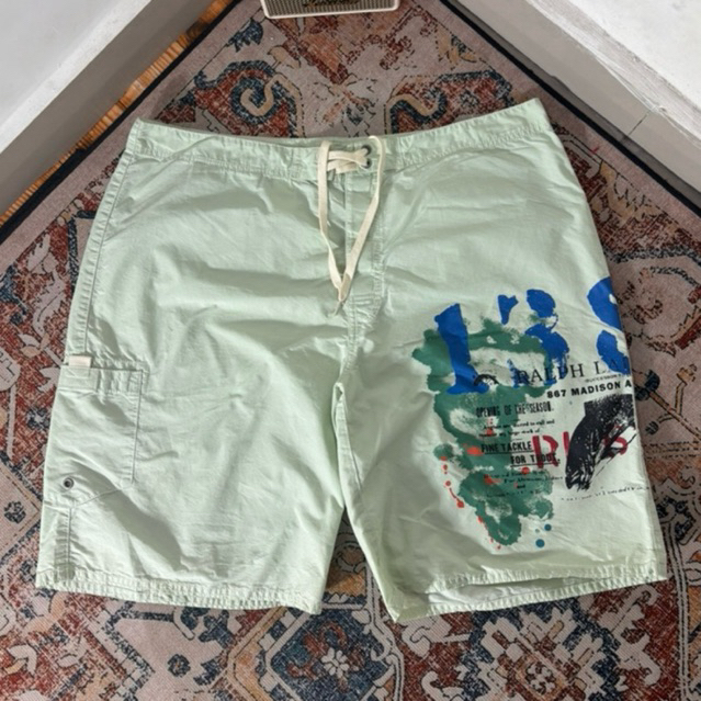 CELANA PENDEK RALPH LAUREN MOTIF