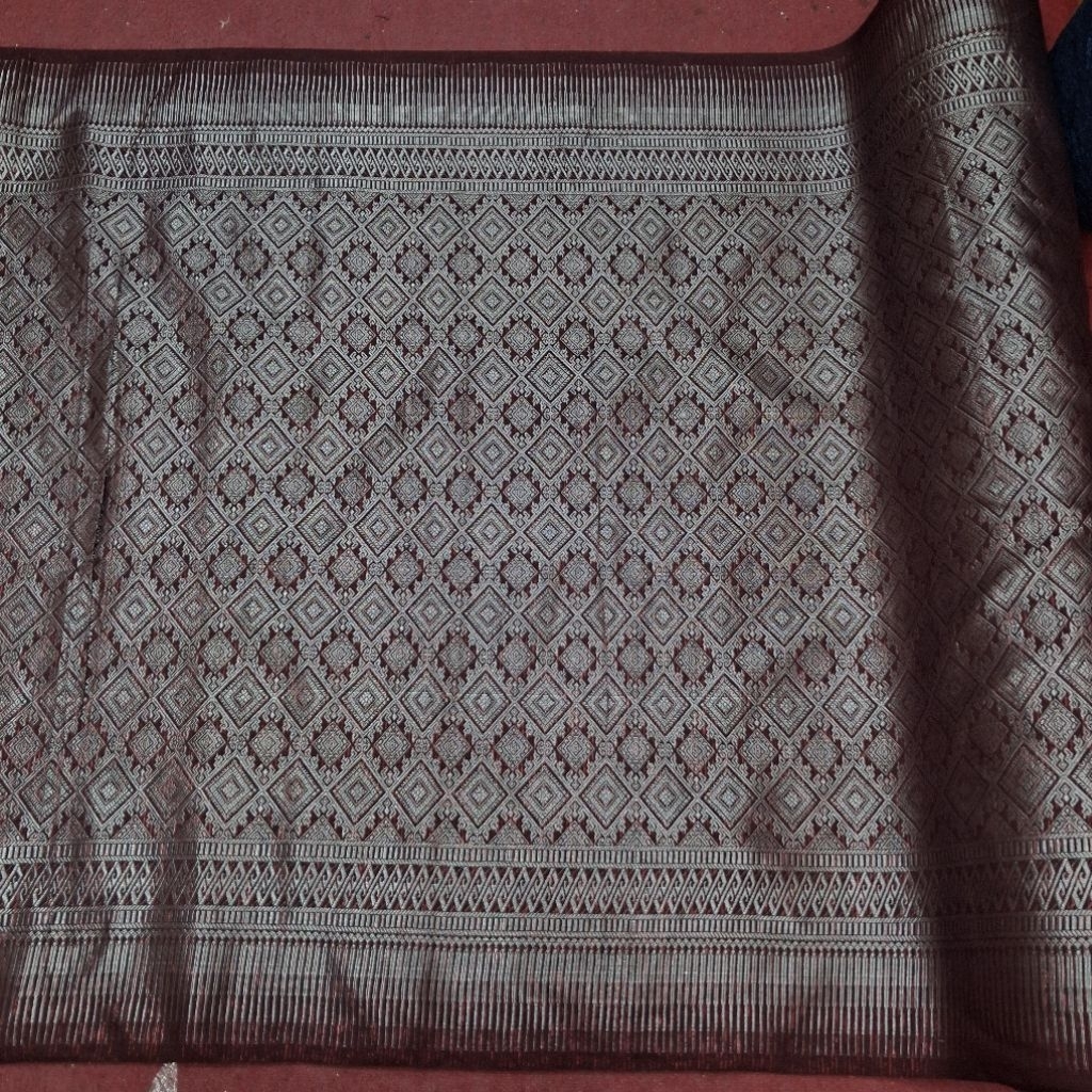 (COD) Bahan Kain Songket Motif Meteran // Kain Songket PREMIUM 100%