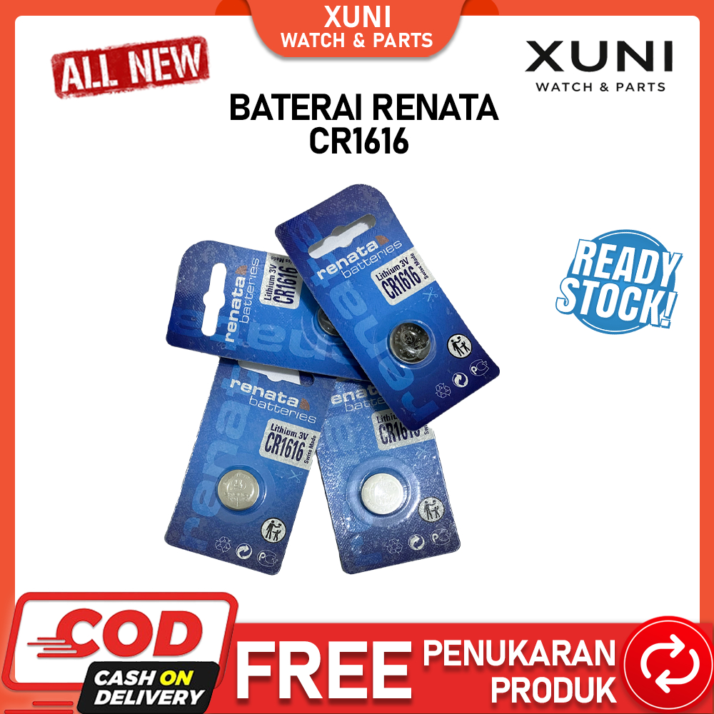 Baterai RENATA CR1616 CR 1616 Battery RENATA CR1616 CR 1616 Batre RENATA CR1616 CR 1616 Original