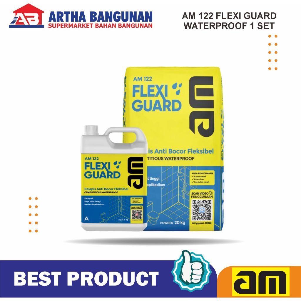 AM 122 FLEXI GUARD PELAPIS ANTI BOCOR FLEKSIBEL 1 SET