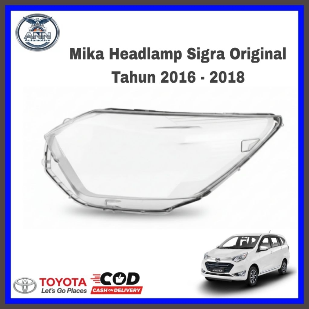 Mika Headlamp Lampu Depan Sigra Calya Old Original 2016 2017 2018 mika sigra calya Bohlam blm led