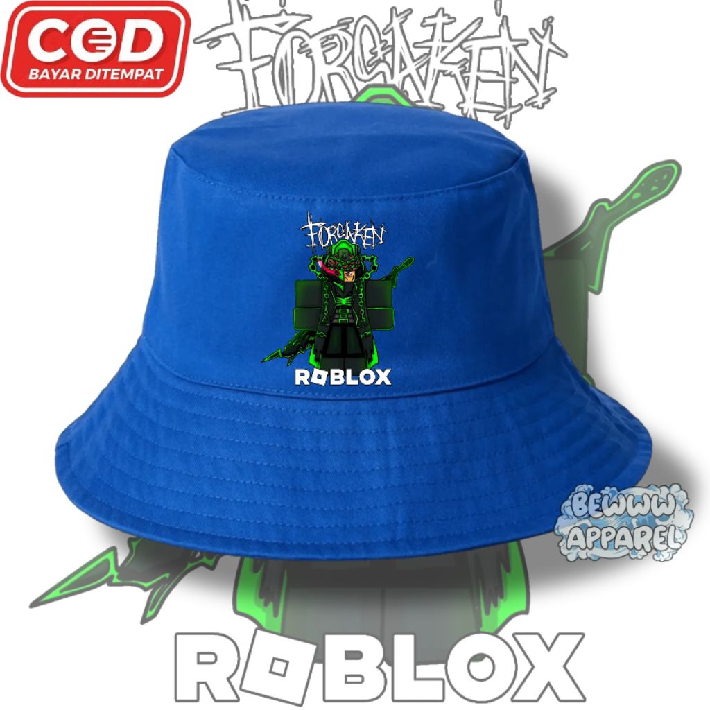 Topi Bucket Anak Roblox Forsaken  / Topi Anak Roblox Forsaken