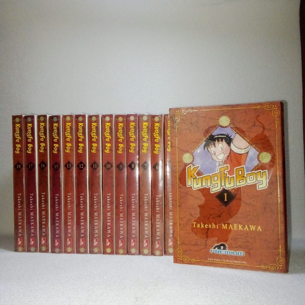 Komik Kungfu Boy Premium 1-18 SET Tamat Kolpri Mulus 98%