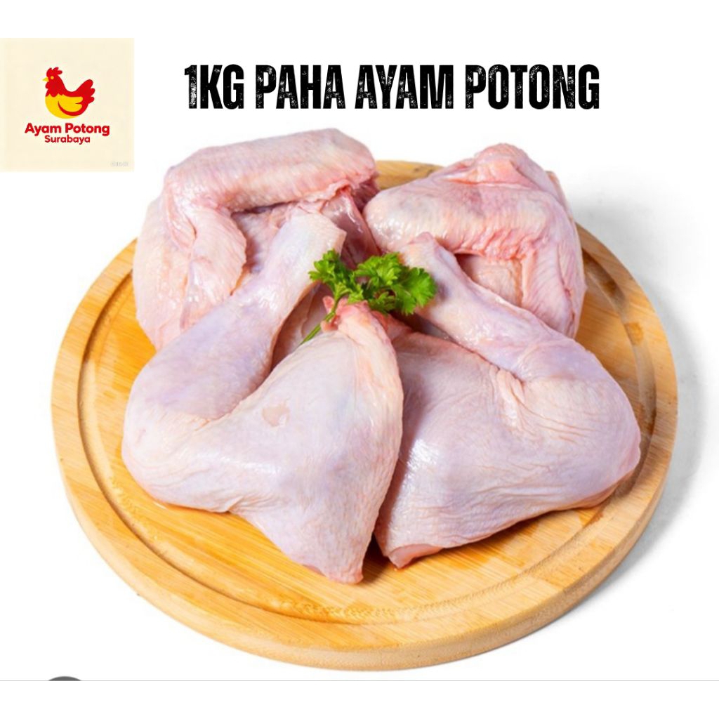 Daging Paha Ayam Potong 1kg Fress Sama Tulang Segar Surabaya/Ayam Parting surabaya/ayam sayur
