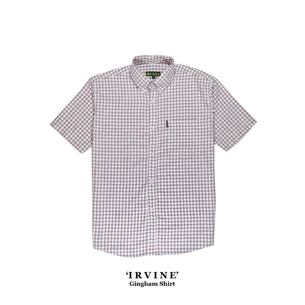 LADS ‘IRVINE’ Gingham Shirt