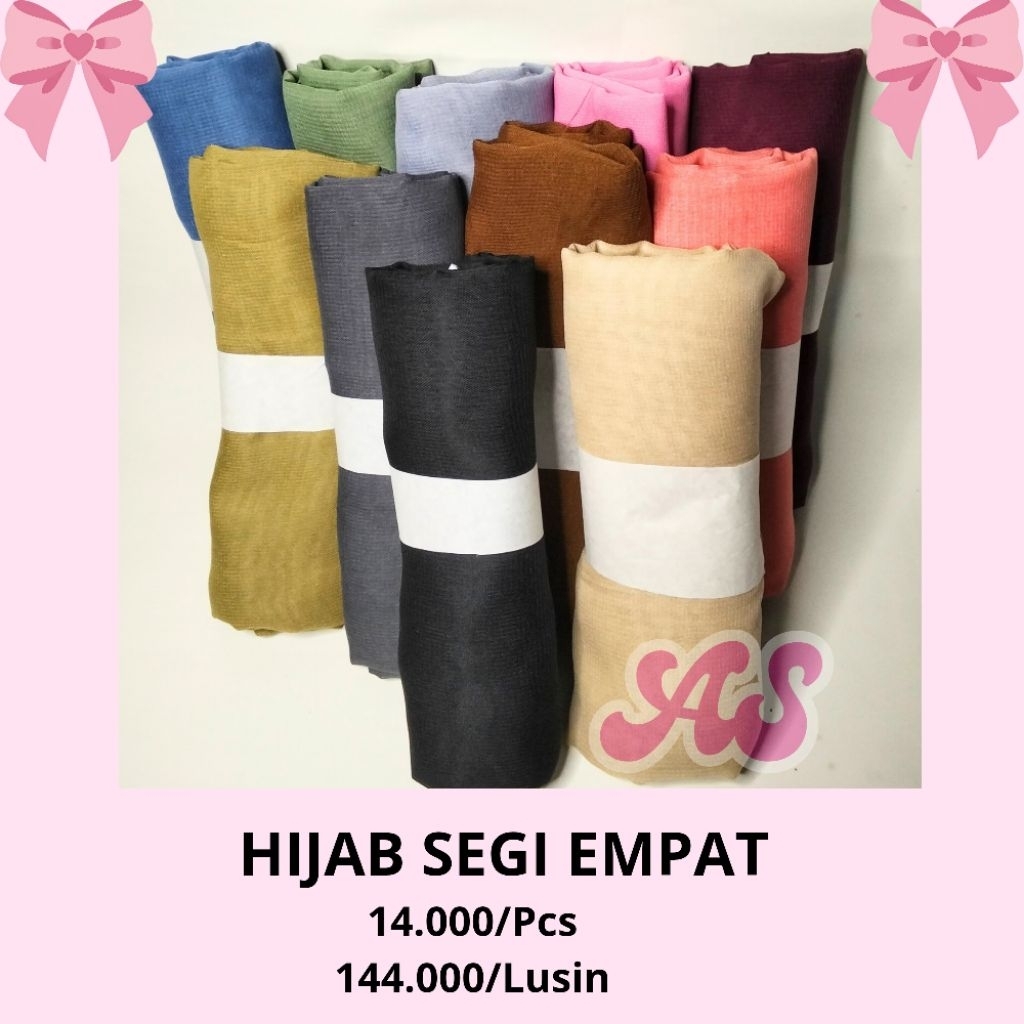 Hijab SegiEmpat Paris Jadul / Hijab Paris / Hijab Segi Empat / Krudung Segi Empat