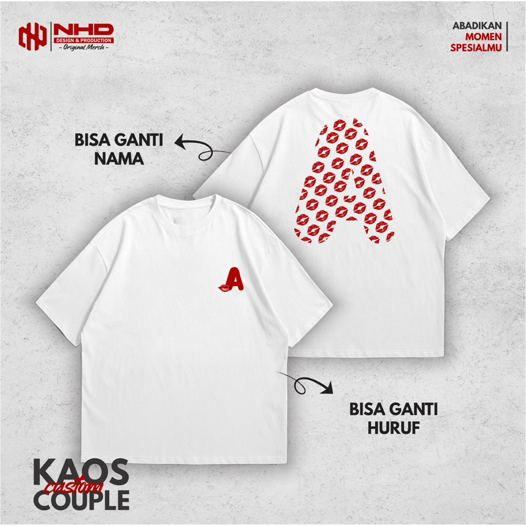 KAOS DISTRO COUPLE INISIAL NAMA