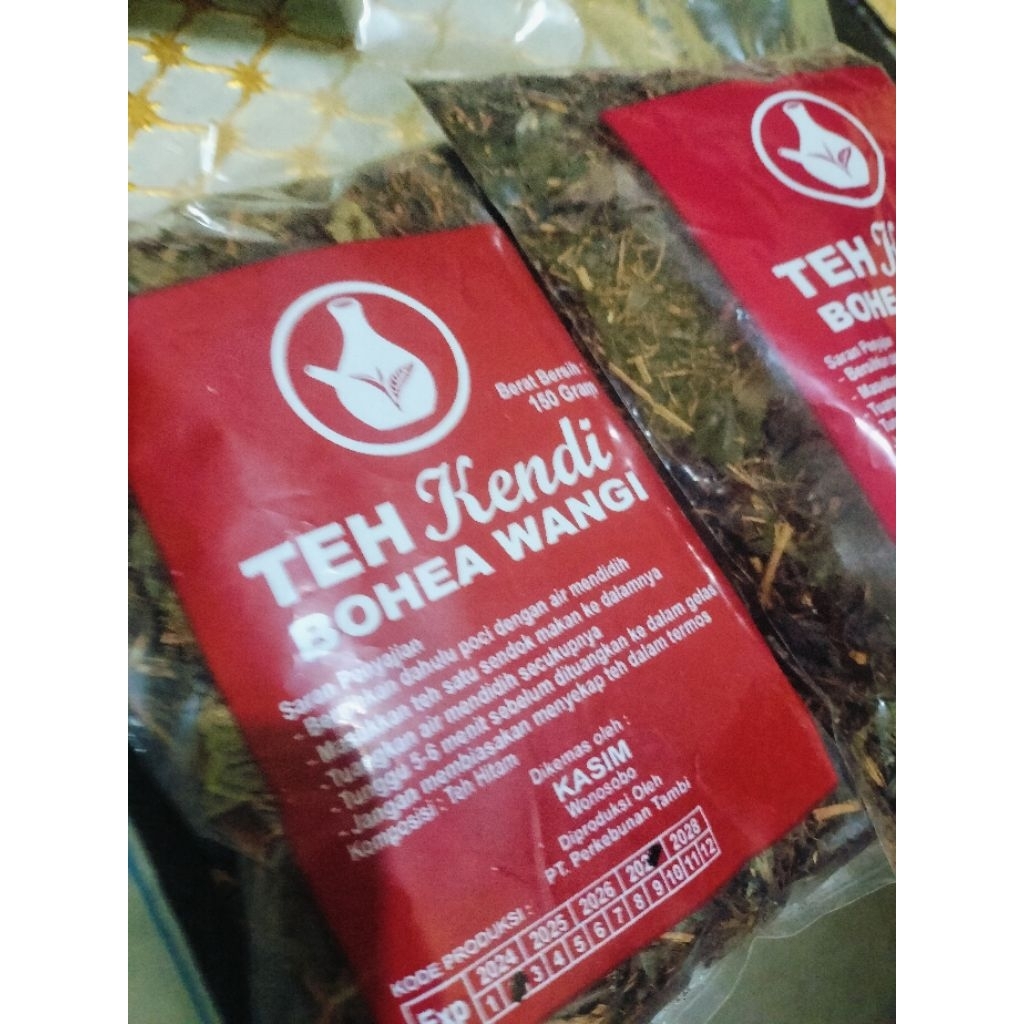 TEH TAMBI CAP KENDIL TEH TAMBI BOHEA WANGI 100% ASLI