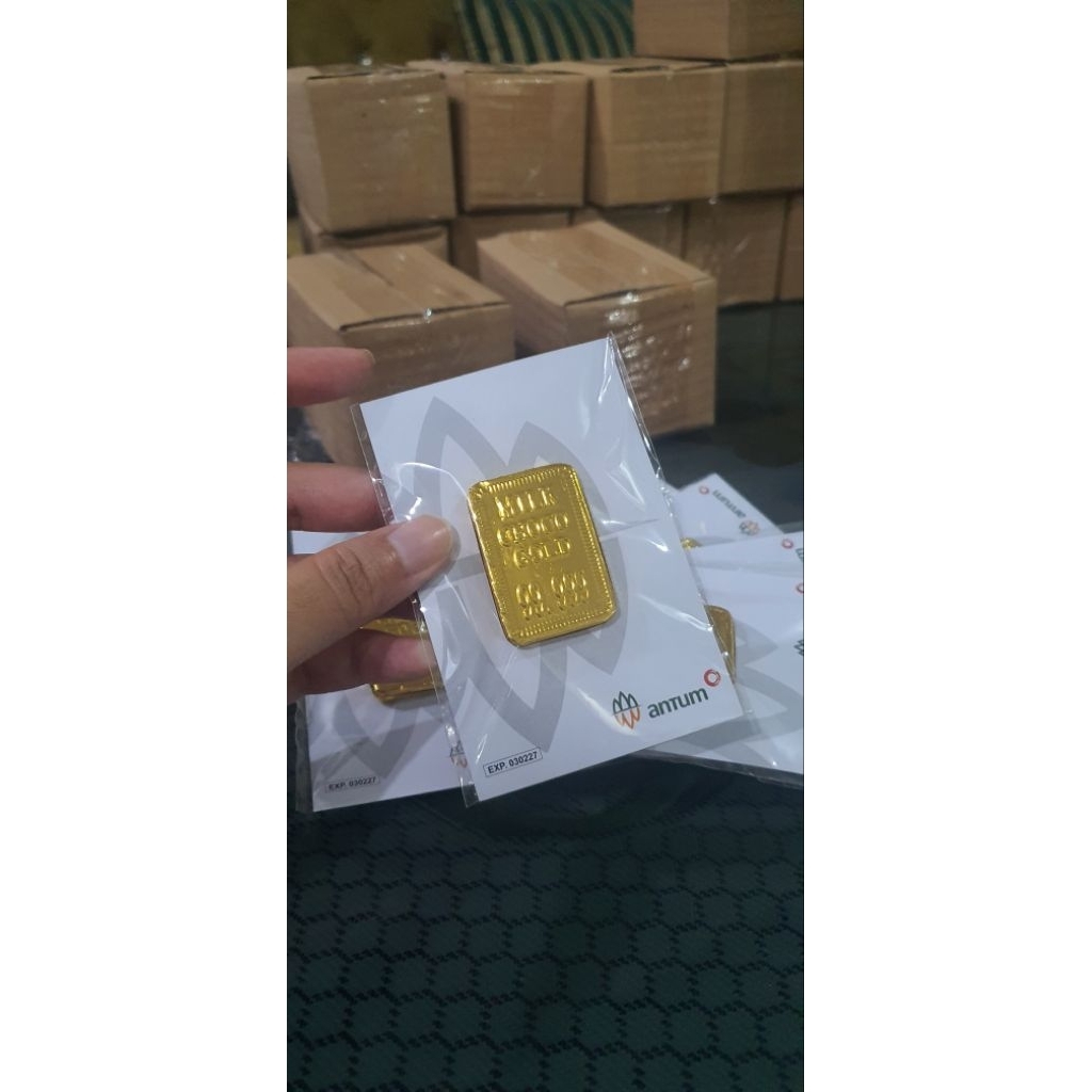Coklat Emas Antum Milk choco Coklat THR