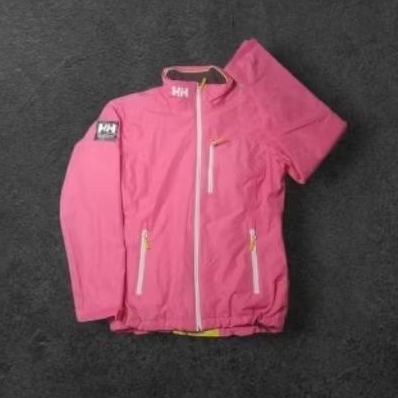 Jaket Helly Hansen Outdoor Windbreaker Waterproof Sport Hiking Hangout  Motoran Branded